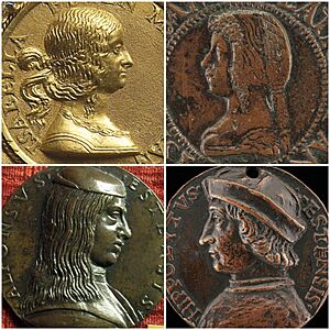 Medaglie dei fratelli d'Este, Isabella, Beatrice, Alfonso e Ippolito