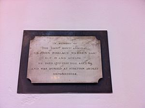 Memorial to Sir John Borlase Warren, 1st Baronet