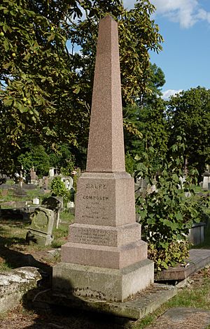 Michael William Balfe grave Kensal Green 2014