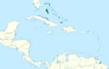 Mimus gundlachii map