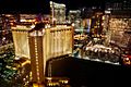 Monte Carlo Exterior - with Las Vegas skyline