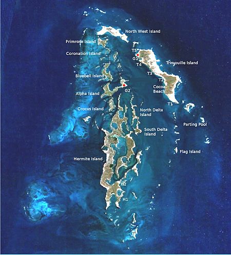 Montebello Islands Map - Operation Mosaic
