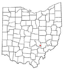 Location of Rendville, Ohio