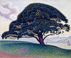 Paul Signac, 1893, The Bonaventure Pine, oil on canvas, 65.7 x 81 cm, Museum of Fine Arts, Houston