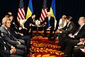 Pence and US delegation meets with Zelensky in Warsaw