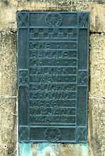 Plaque on the Monument to the Battle of Falkirk (geograph 5344974)