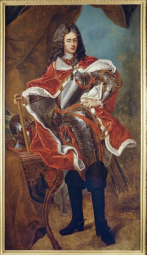 Portret van François-Hugues-Emmanuel-Ignace, prins van Nassau Siegen (1688-1735)