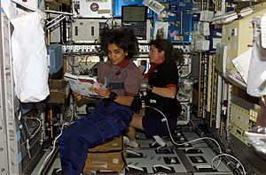 STS-107 Chawla and Clark