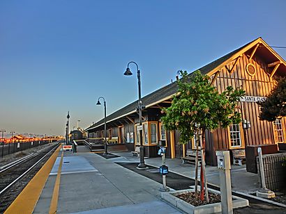 Santa Clara CA Depot. California railway station Built 1863.JPG