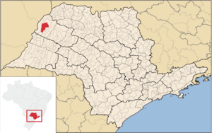 Location within the State of São Paulo