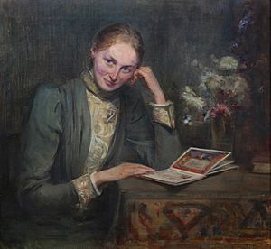 Sarah purser, ritratto di miss jane barlow, d. lii, 1894 (no frame)
