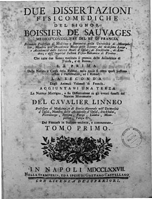 Sauvages de la Croix, François Boissier de – Dissertation sur la nature et la cause de la Rage, 1777 – BEIC 3001126