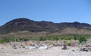Shafter Texas Silver Mining Ghost Town Cemetery