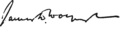 Signature of James D. Wolfensohn