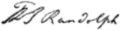 Signature of Thomas Jefferson Randolph (1792–1875)