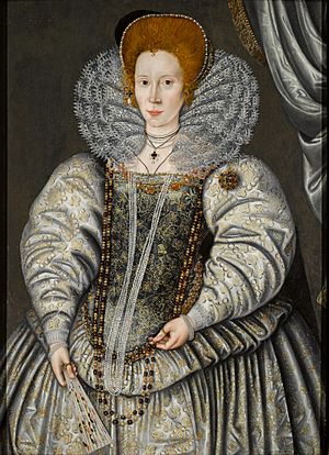 Sir William Segar Portrait of Elizabeth ‘Bess’ Throckmorton, Lady Raleigh.jpg