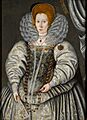 Sir William Segar Portrait of Elizabeth ‘Bess’ Throckmorton, Lady Raleigh