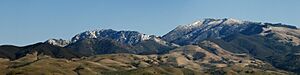 Snow on Mt Diablo