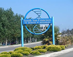 South San Francisco gateway sign