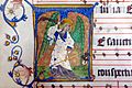 Stift Rein - Bibliothek, Antiphonale Cisterciense, Miniatur Erzengel Michael