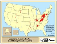 Surface Coal Mines in the US