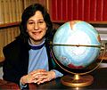 Susan Solomon-Desk With Globe