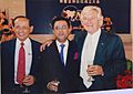 Syed Abul Hossain with Mr. Fidel V. Ramos,and Mr. Bob Hawke(right)