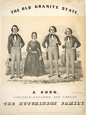 The Old Granite State sheet music cover