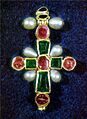 The XIIc. cross of Queen Tamara of Georgia - Gold, rubies, emerald and pearls