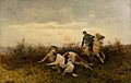 Tikhmenev (1904) Wolf hunt with borzois