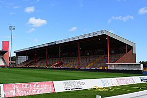 Tour of Sewell Group Craven Park East Stand from South