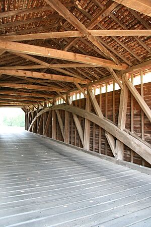 Utica Covered Bridge interior