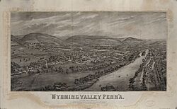 Village of Wyoming, Wyoming Valley Penn'a - scene of the massacre of July 3rd 1778 LOC 2014585100