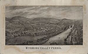 Village of Wyoming, Wyoming Valley Penn'a - scene of the massacre of July 3rd 1778 LOC 2014585100