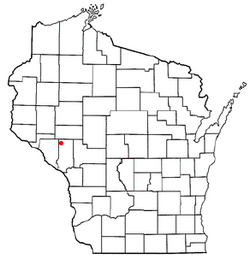 Location of Albion, Trempealeau County, Wisconsin