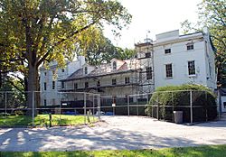 Strawberry Mansion, under restoration in 2009, is located adjacent to the Strawberry Mansion community