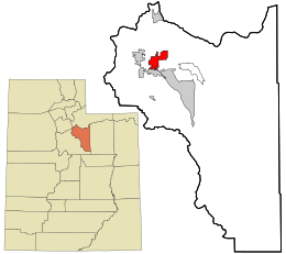 Location within Wasatch County and the State of Utah