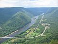 West Branch Susquehanna River, west from Hyner View