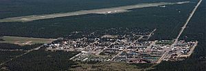West Yellowstone MT - aerial edit