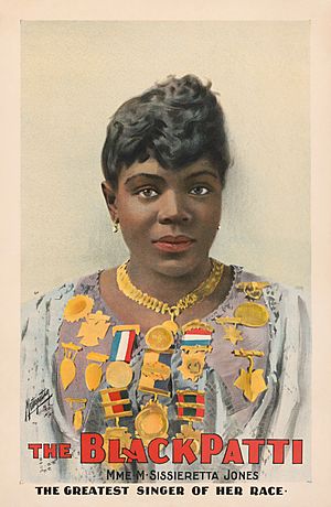 1899 poster of Mme. M. Sissieretta Jones