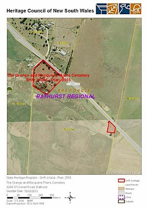 1904 - The Grange and Macquarie Plains Cemetery - SHR Plan 2555 (5060570b100)