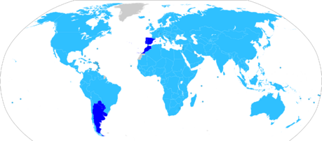 2030 FIFA world cup qualification map