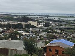View of Albany from Albany Hill