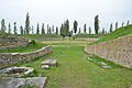 Ancient Roman amphitheatre in Petronell-Carnuntum