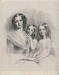 Anna Constantia (née Beresford), Lady Thynne; Selina Thynne; Emily Thynne by Richard James Lane.jpg