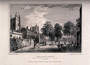 Avenue leading to the College Green with St. Augustine's Chu Wellcome V0012278