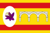 Flag of Cortes de Aragón, Spain