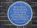 Benjamin Waugh blue plaque