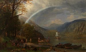 Bierstadt - discovery of the hudson river