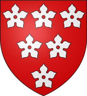 Blason ville fr Villers Bocage (Calvados)